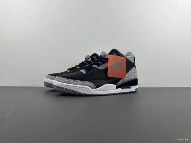 Cheap MAX Air DN3707-010 Cement 3 Black Jordan 0424